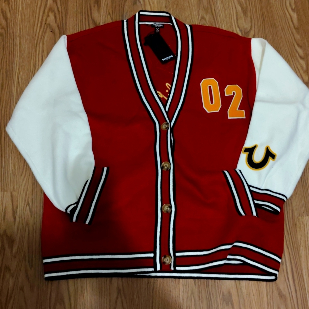 True Religion Varsity cardigan